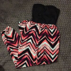 Charlotte Russe Strapless Jumpsuit